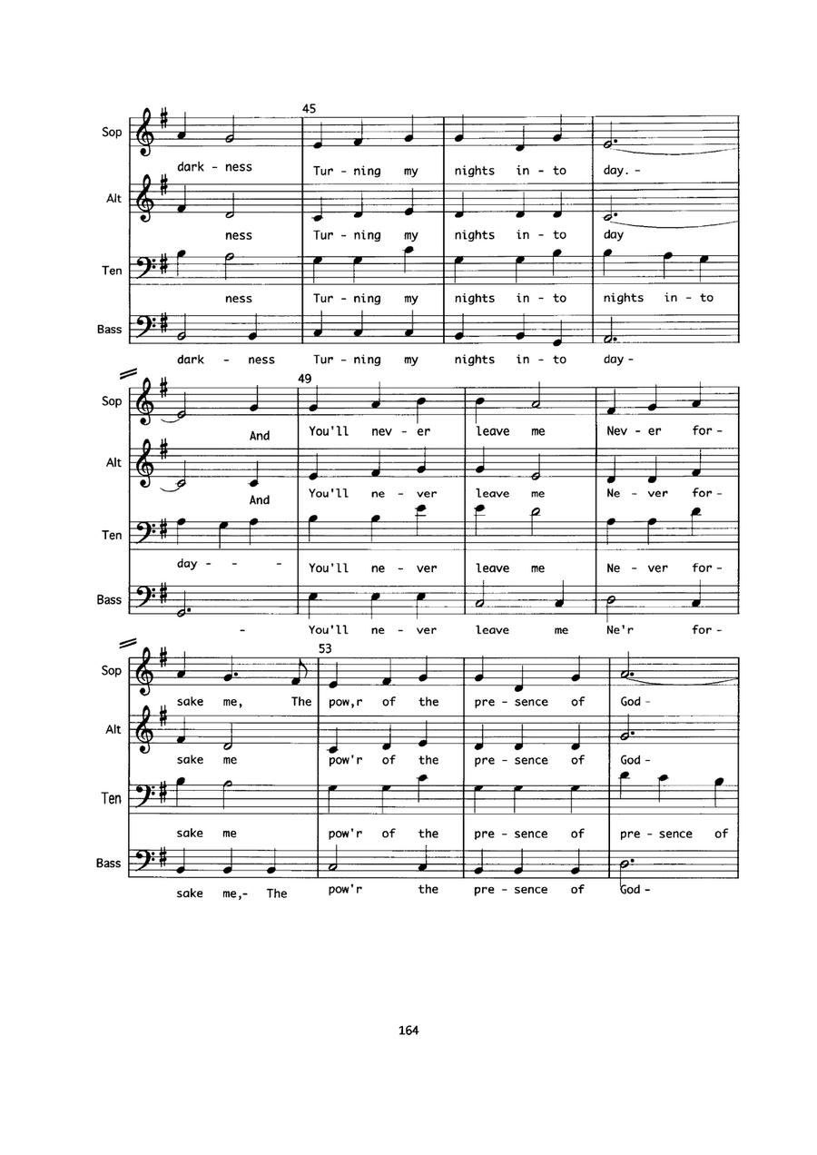 Have Faith In God Have Faith In God 4-Part scores gallery preview page 5