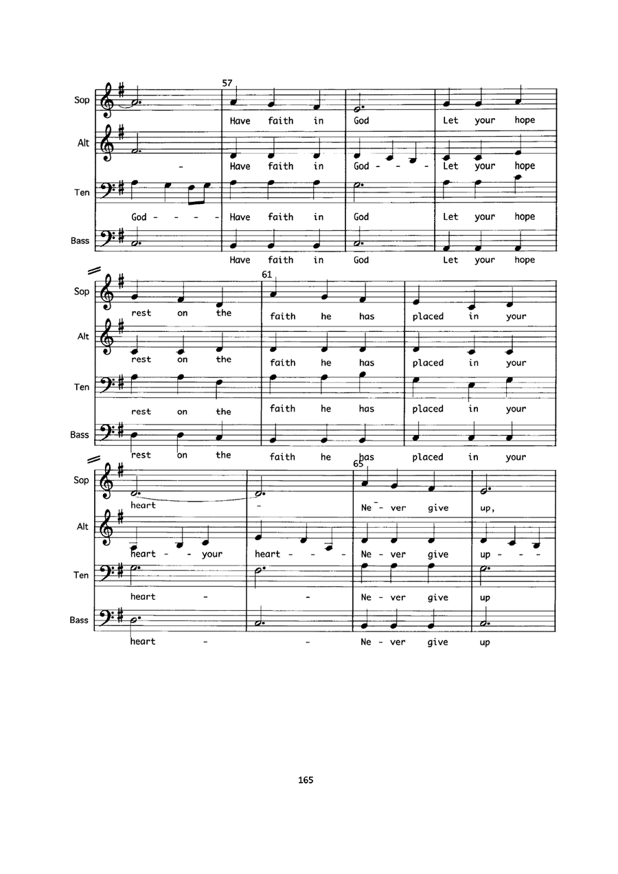 Have Faith In God Have Faith In God 4-Part scores gallery preview page 6