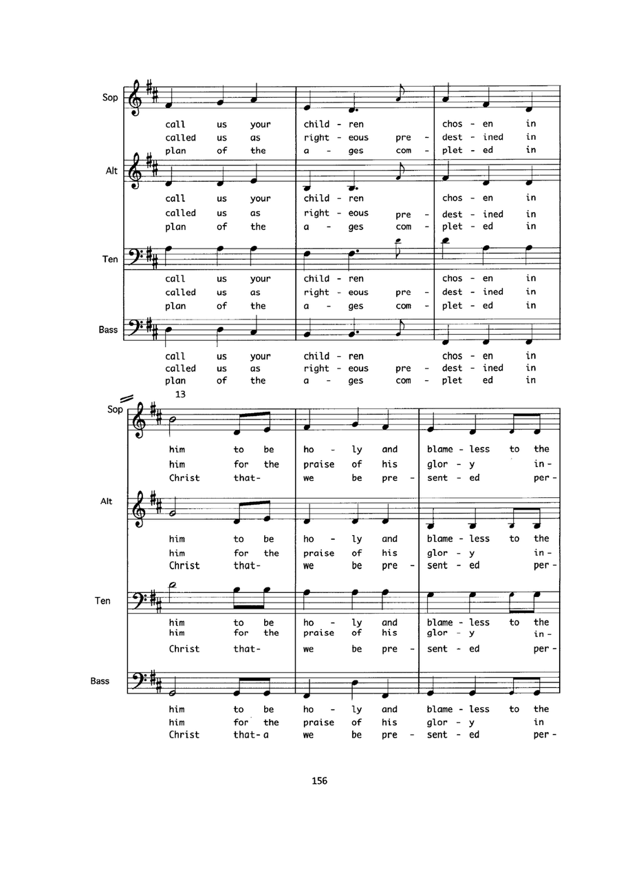 Oh the Mercy of God Oh the Mercy of God 4-Part scores gallery preview page 3