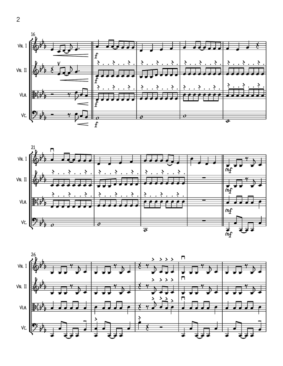 Apt. String Quartet scores gallery preview page 2