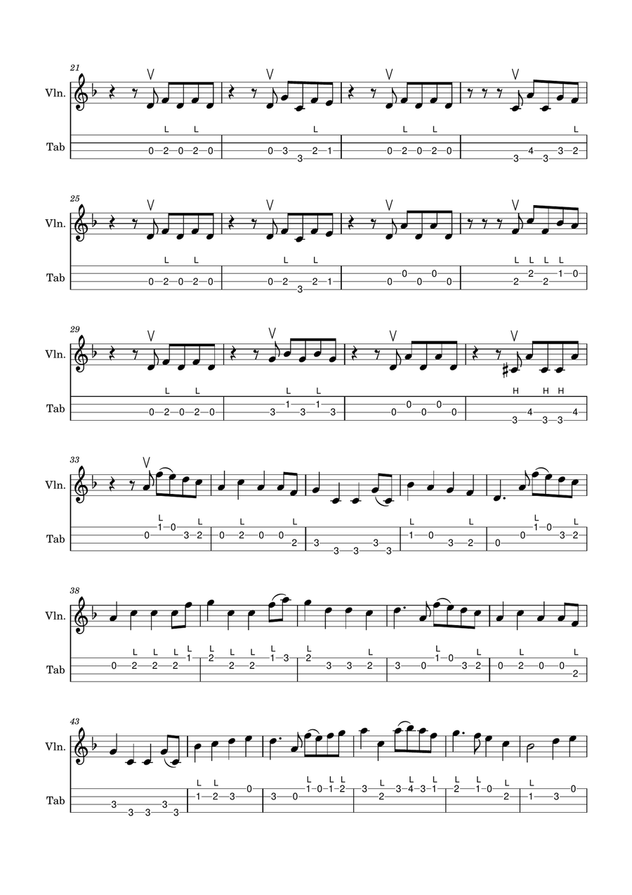 Two Steps From Hell - Trailer Violin Solo scores gallery preview page 2
