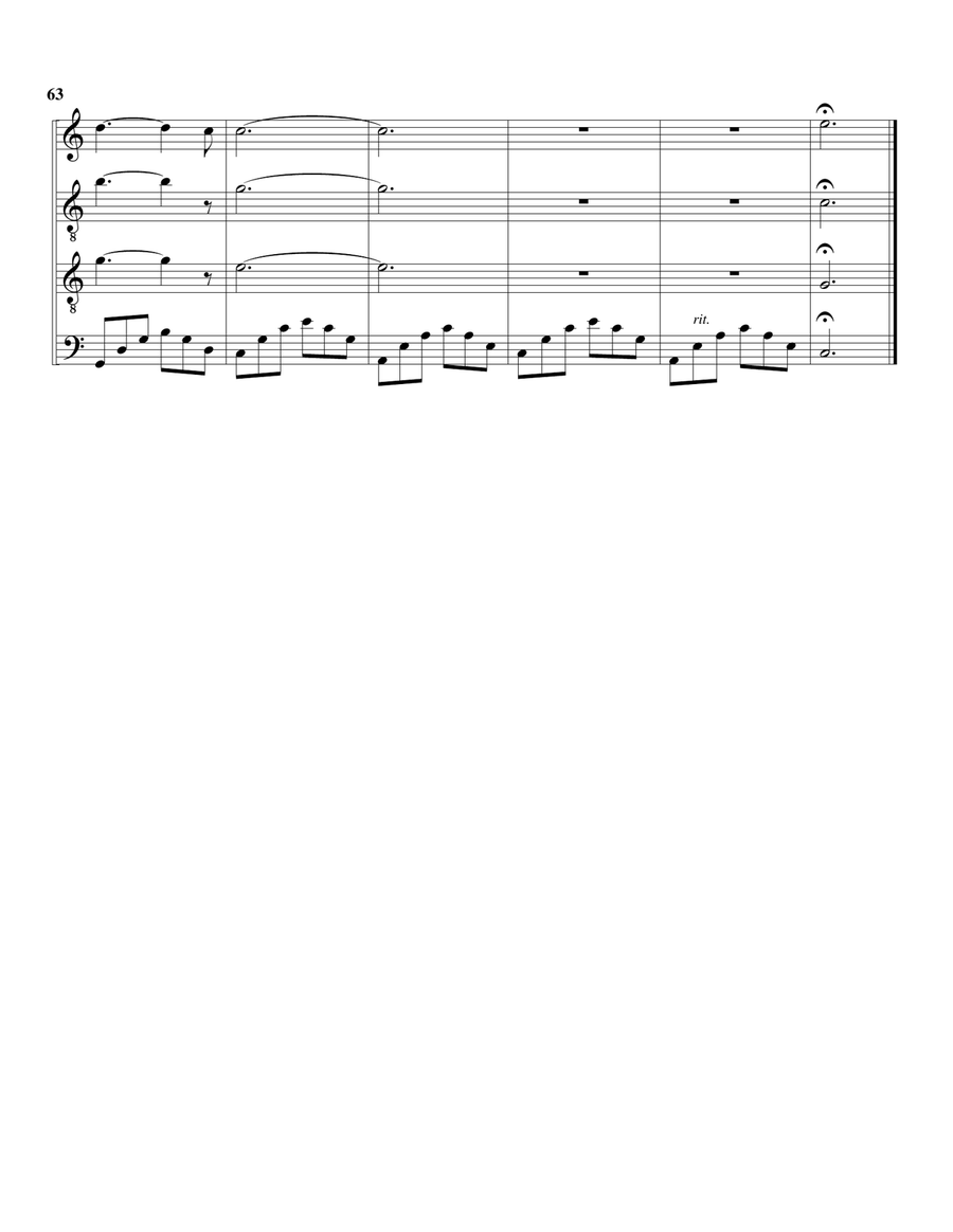 Hallelujah Hallelujah Soprano Recorder scores gallery preview page 5