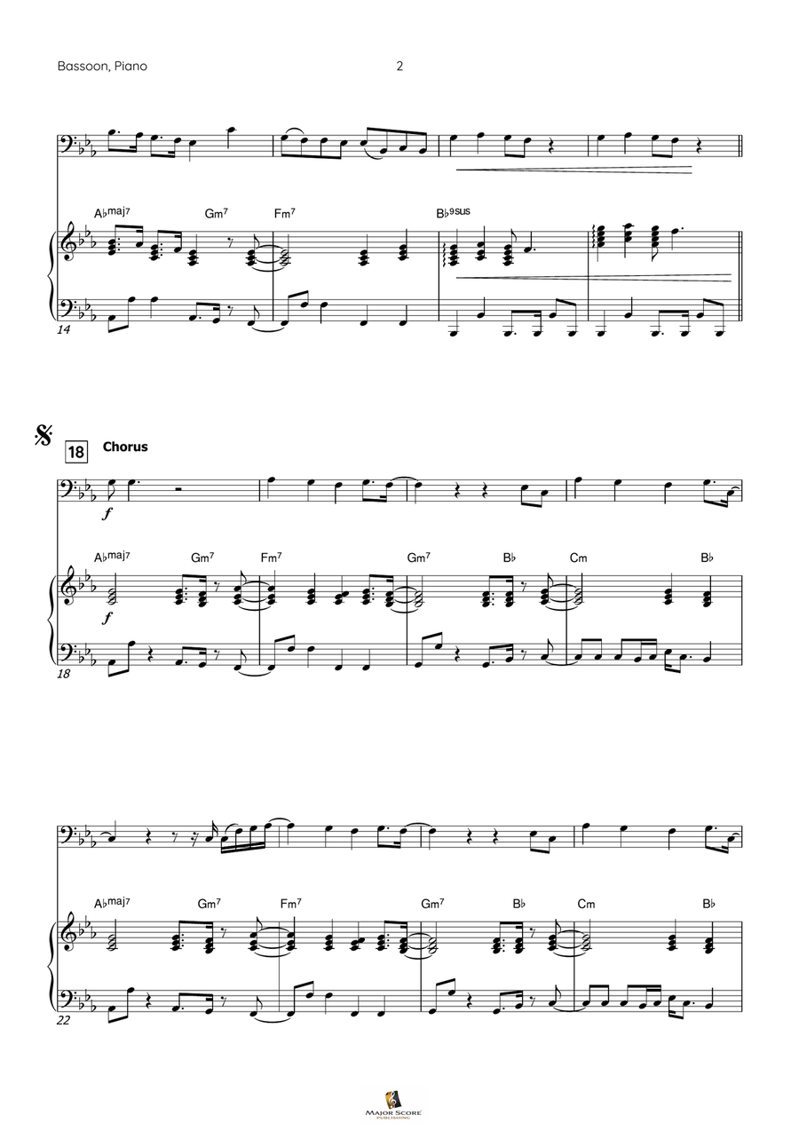 Treasure Bassoon scores gallery preview page 3