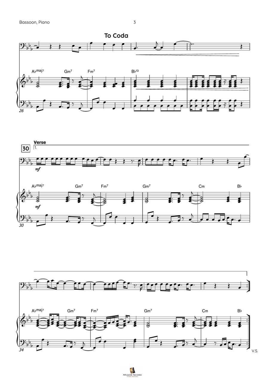 Treasure Bassoon scores gallery preview page 4