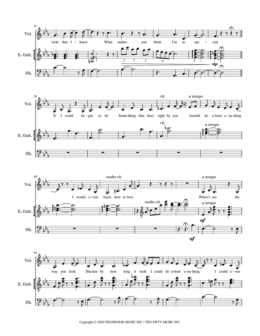 Love Like You (End Credits) Small Ensemble scores gallery preview page 3