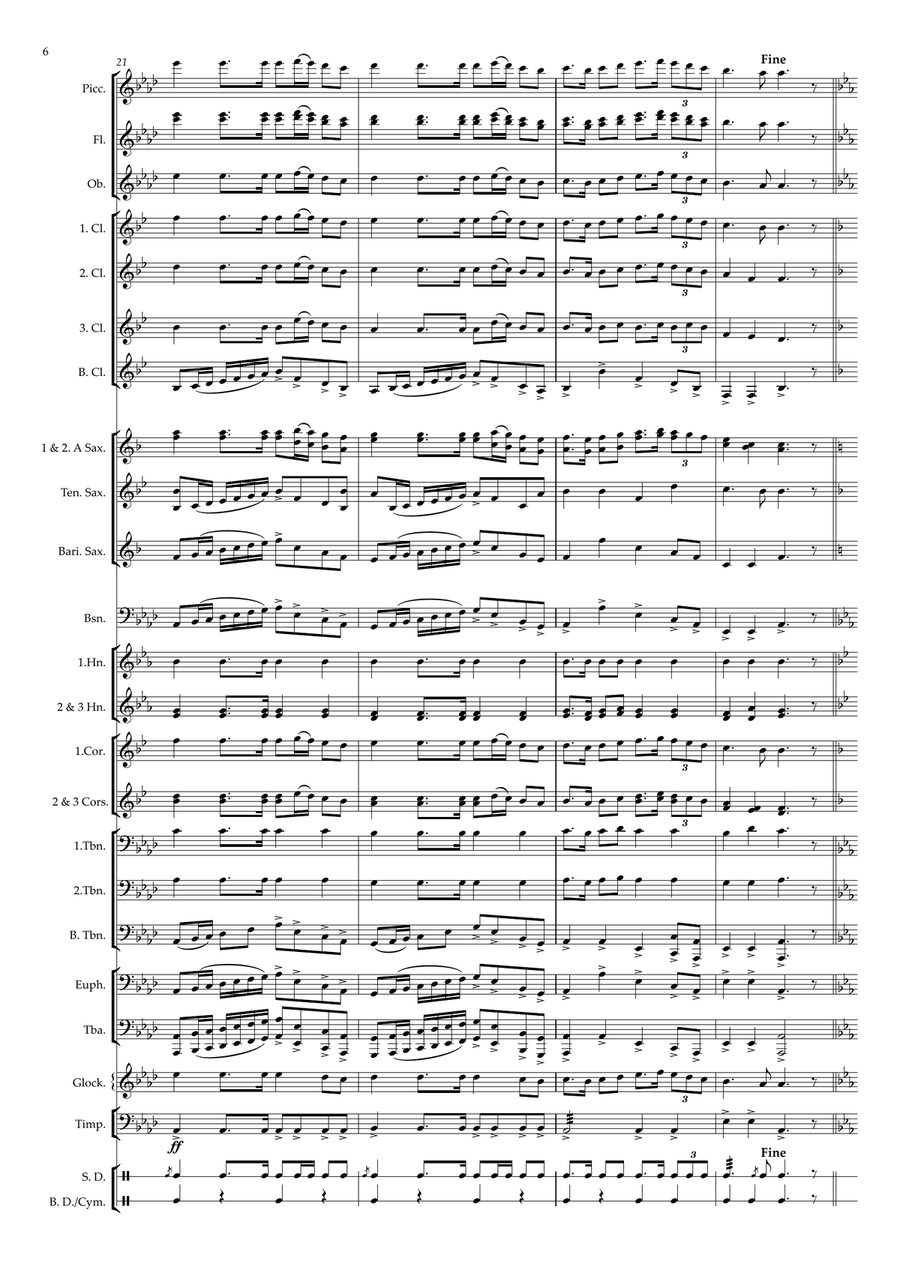 TROOP TROOP Concert Band scores gallery preview page 6