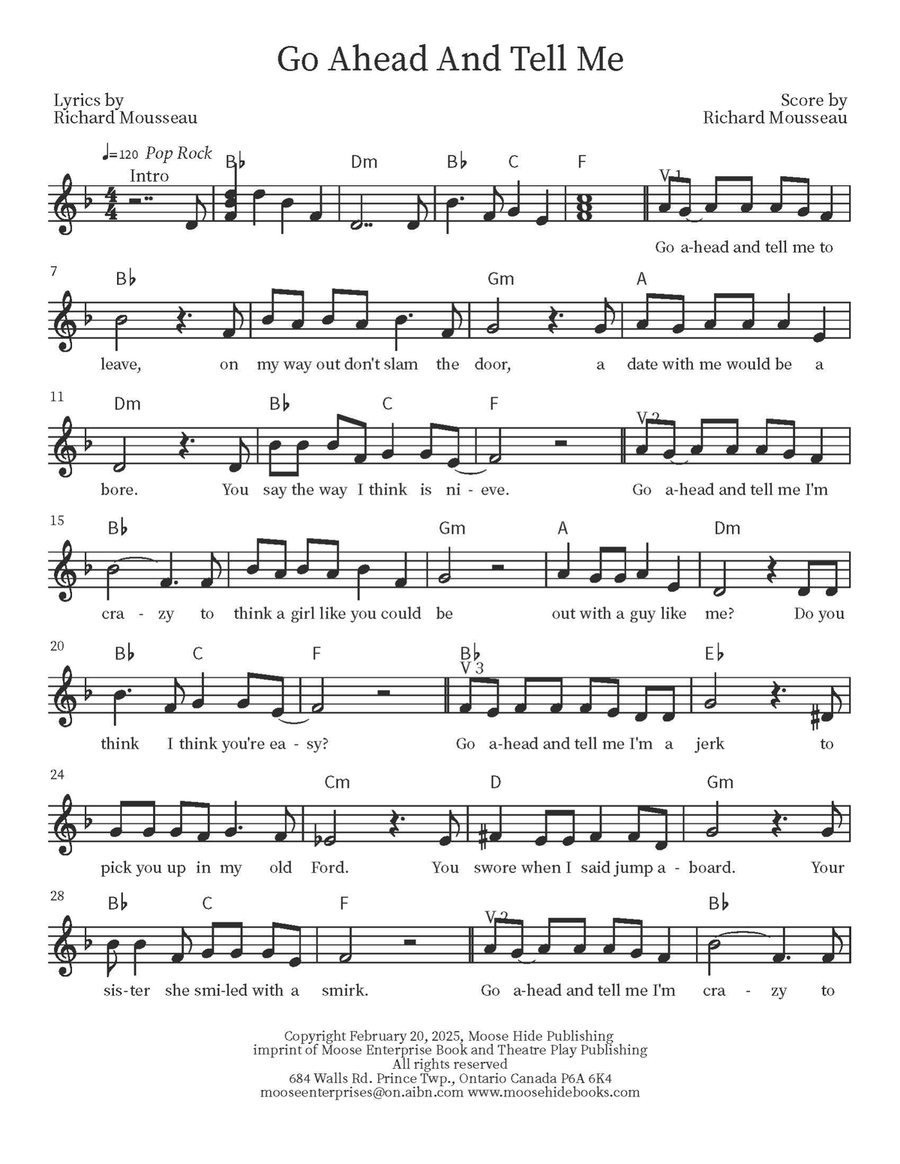Go Ahead And Tell Me Acoustic Guitar scores gallery preview page 2