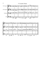 Hymn Suite (Brass Quartet) Brass Quartet scores gallery preview page 6