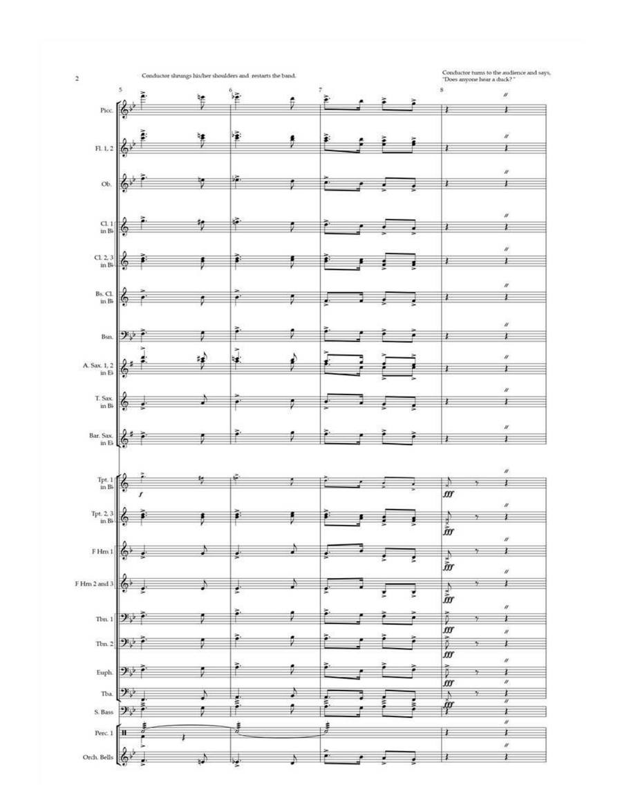 The Quack Quack March The Quack Quack March Concert Band scores gallery preview page 5