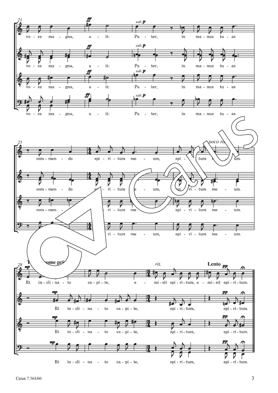 Tenebrae factae sunt Tenebrae factae sunt 4-Part scores gallery preview page 4