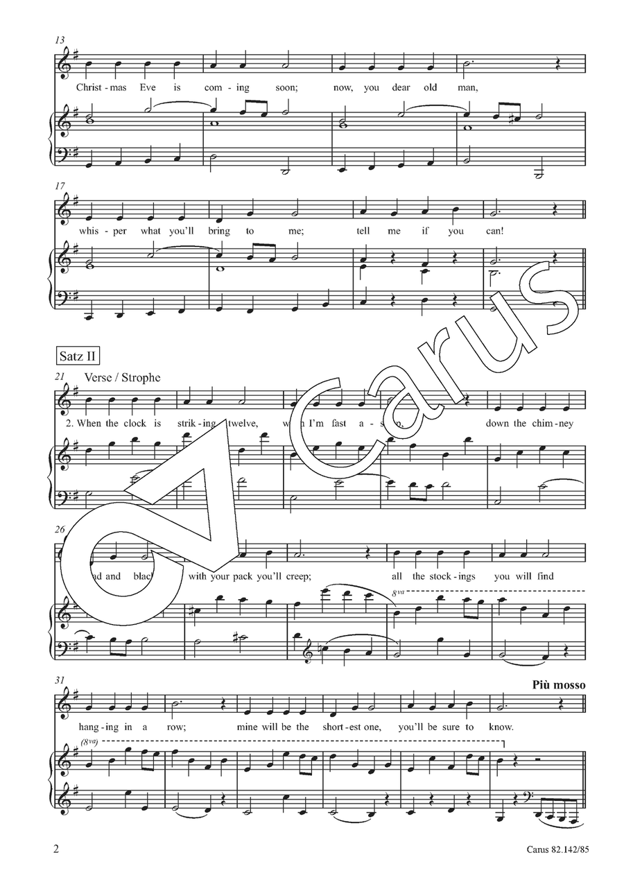 Jolly old Saint Nicholas Jolly old Saint Nicholas Voice Solo scores gallery preview page 3