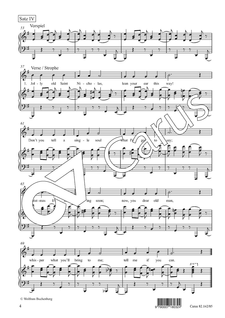 Jolly old Saint Nicholas Jolly old Saint Nicholas Voice Solo scores gallery preview page 5