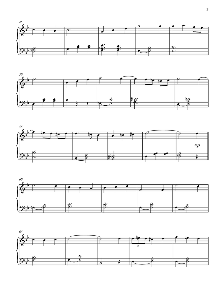 Merry-Go-Round Of Life Merry-Go-Round Of Life Piano Solo scores gallery preview page 3