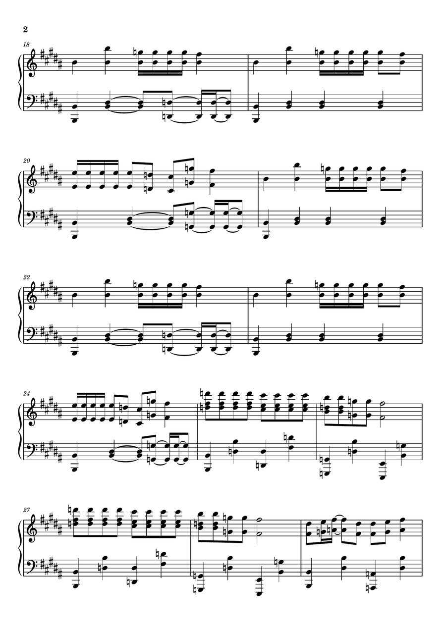 Disease Disease Piano Solo scores gallery preview page 2
