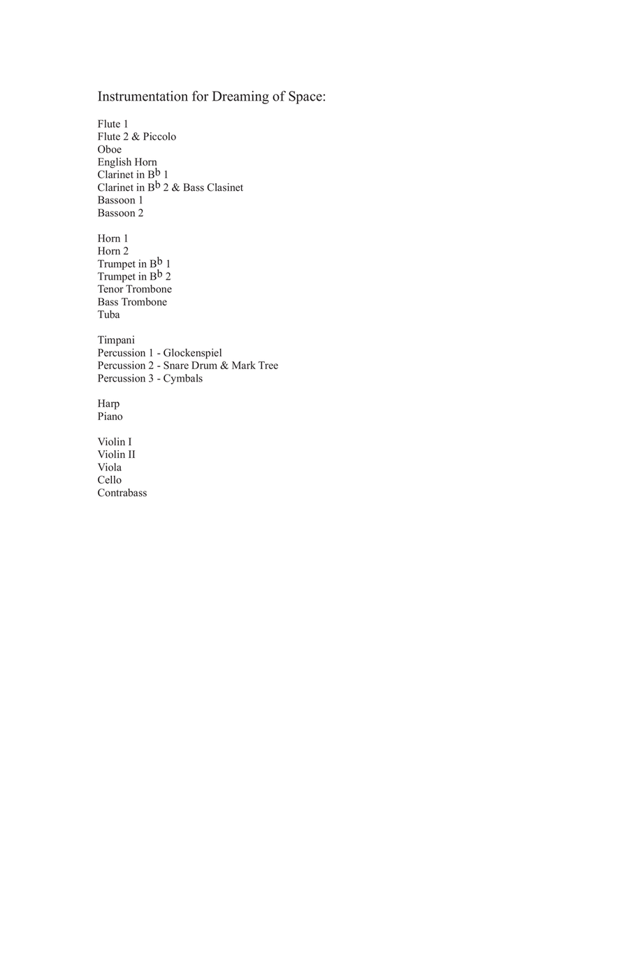 Dreaming of Space Dreaming of Space Full Orchestra scores gallery preview page 4