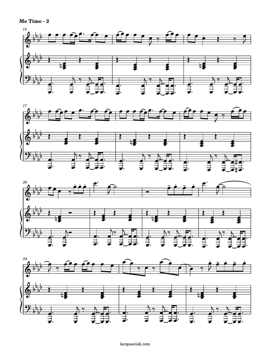 Me Time Me Time Flute Solo scores gallery preview page 2