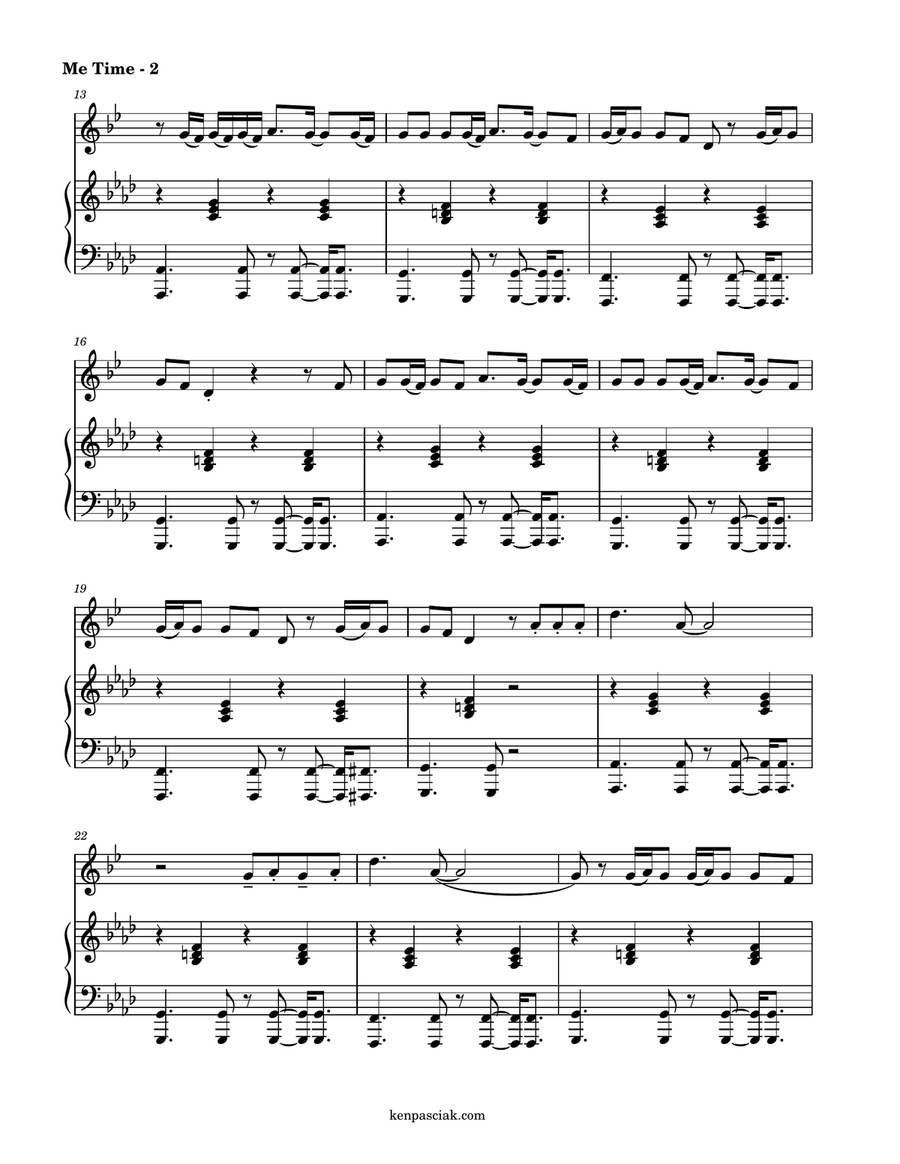 Me Time Me Time Trumpet Solo scores gallery preview page 2