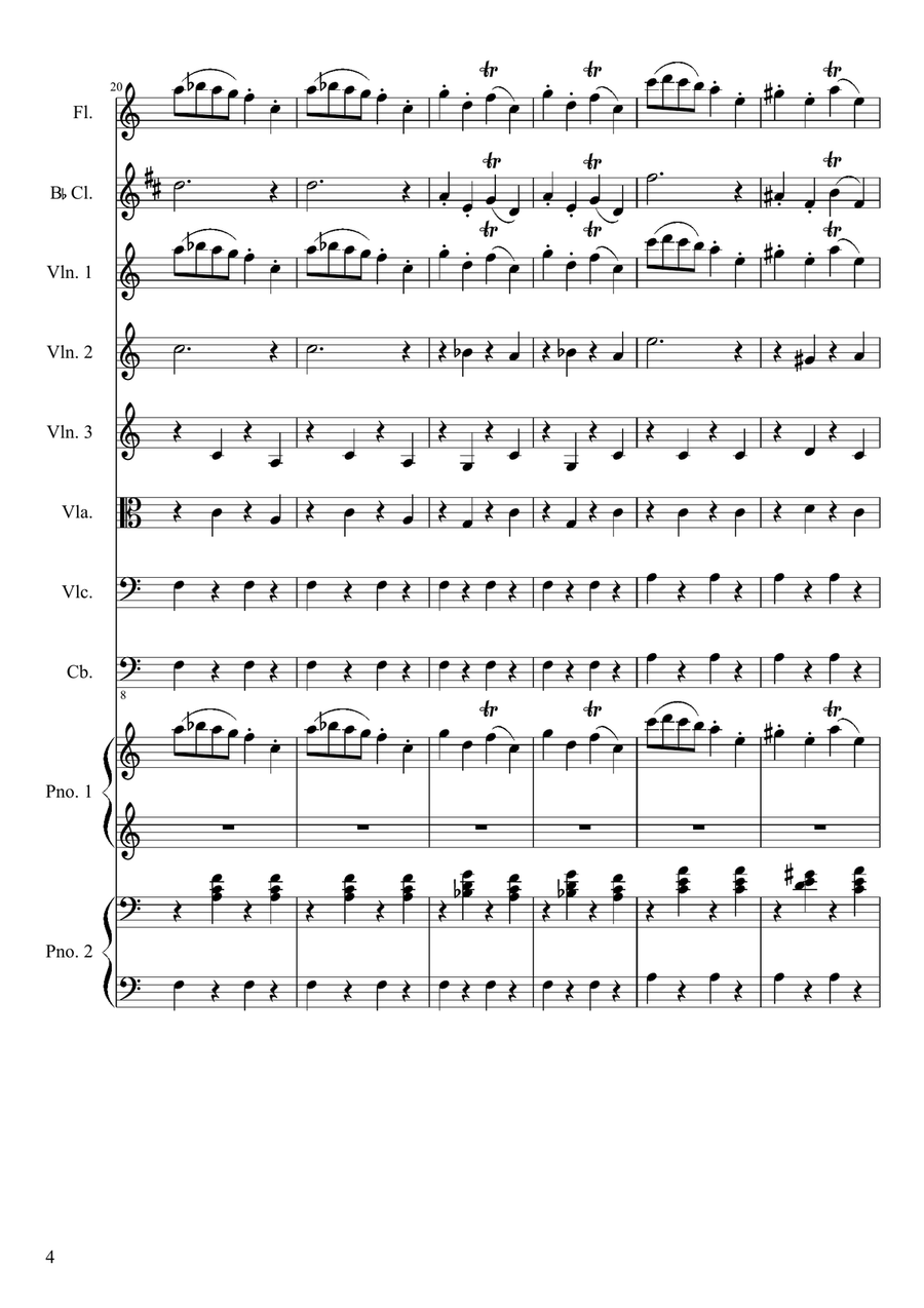 Kaiser-Walzer Kaiser-Walzer Chamber Orchestra scores gallery preview page 4