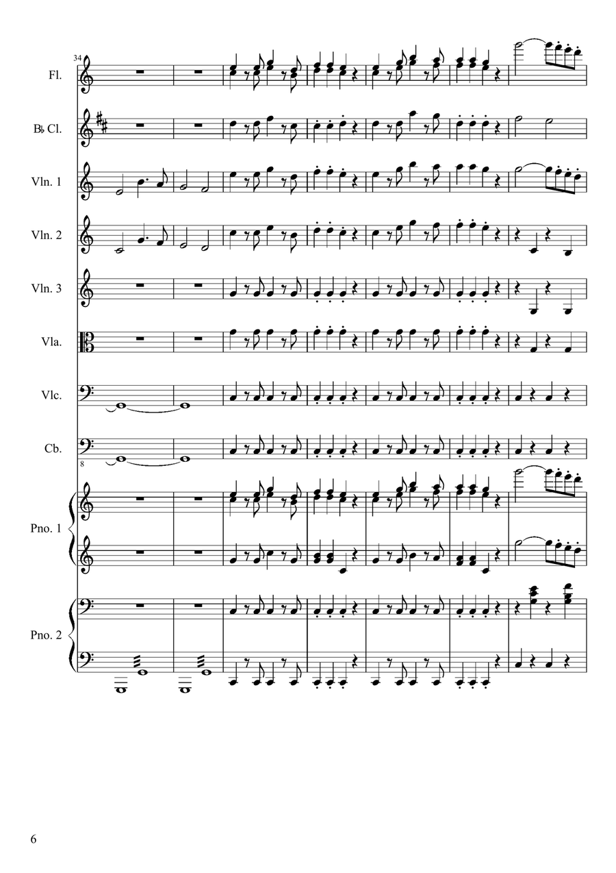 Kaiser-Walzer Kaiser-Walzer Chamber Orchestra scores gallery preview page 6