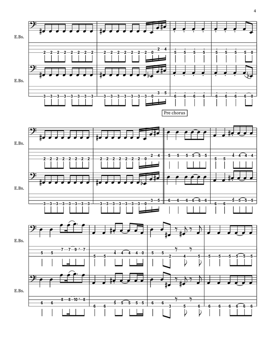 Miserable Miserable Acoustic Guitar scores gallery preview page 4