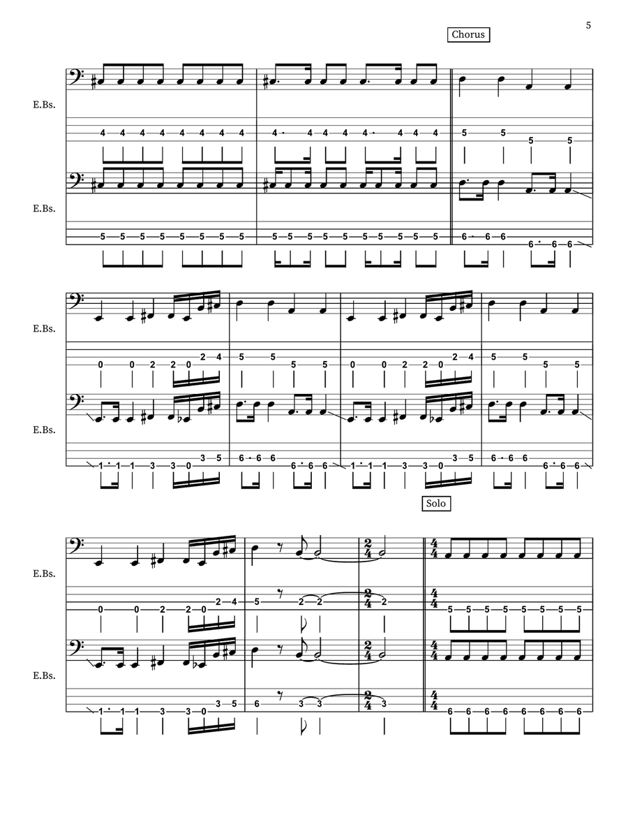 Miserable Miserable Acoustic Guitar scores gallery preview page 5