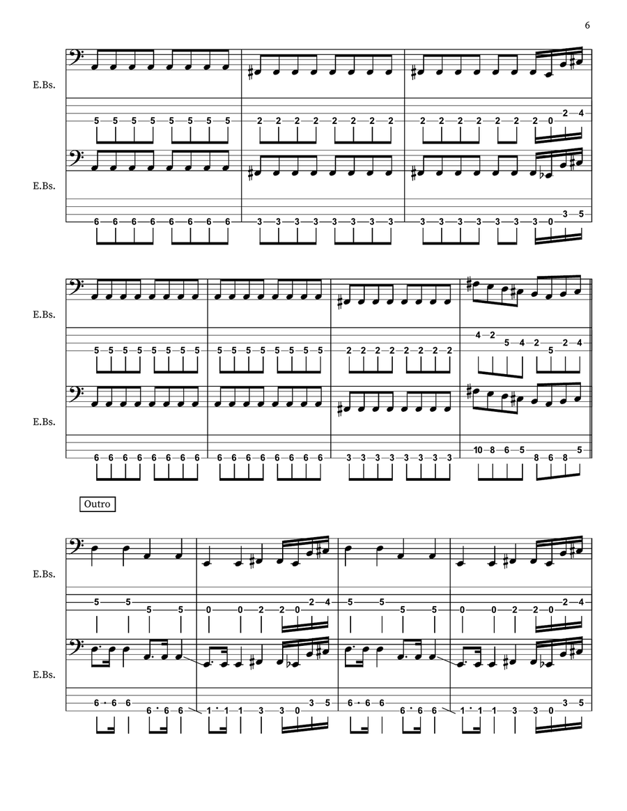 Miserable Miserable Acoustic Guitar scores gallery preview page 6