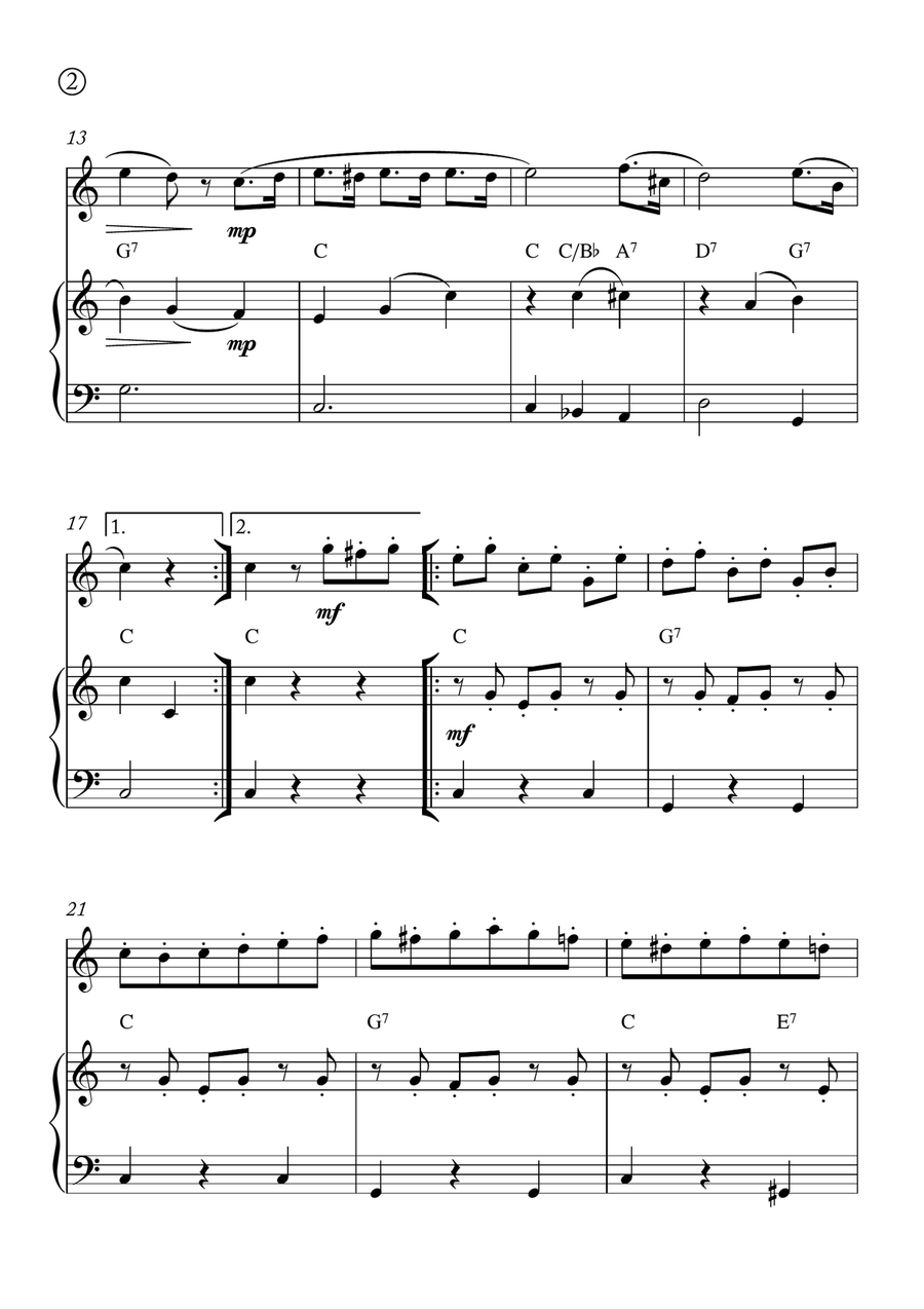 Minuet in G Minuet in G Chamber Music scores gallery preview page 2