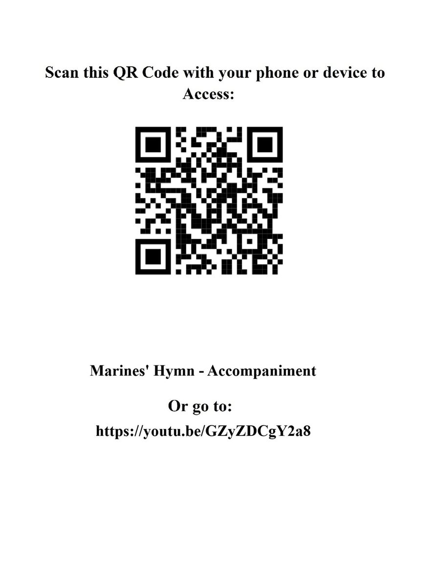 Marines' Hymn - for Eb Soprano/Eb Alto/Eb Contra Alto Clarinet with Piano Accompaniment E-Flat Clarinet scores gallery preview page 2
