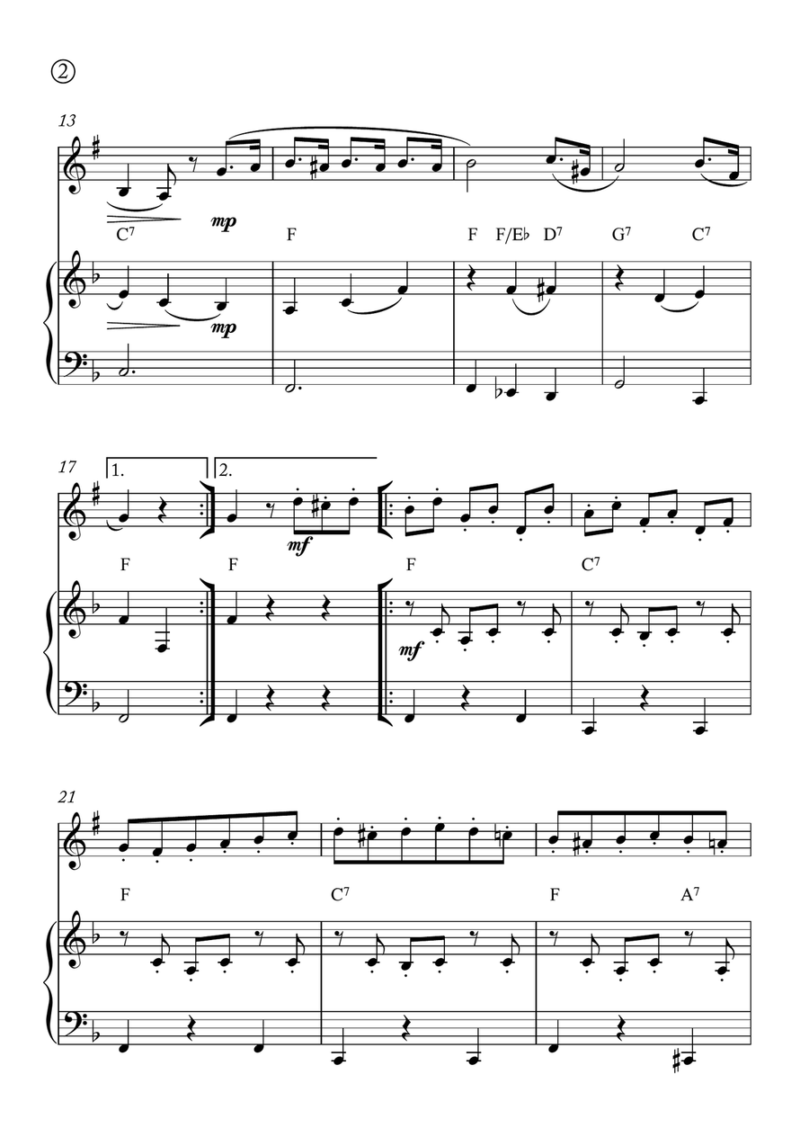Minuet in G Minuet in G Chamber Music scores gallery preview page 2