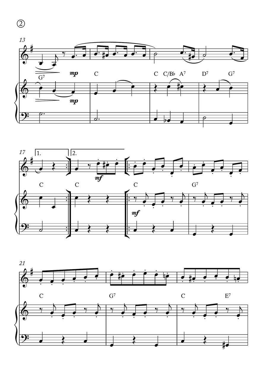 Minuet in G Minuet in G Chamber Music scores gallery preview page 2