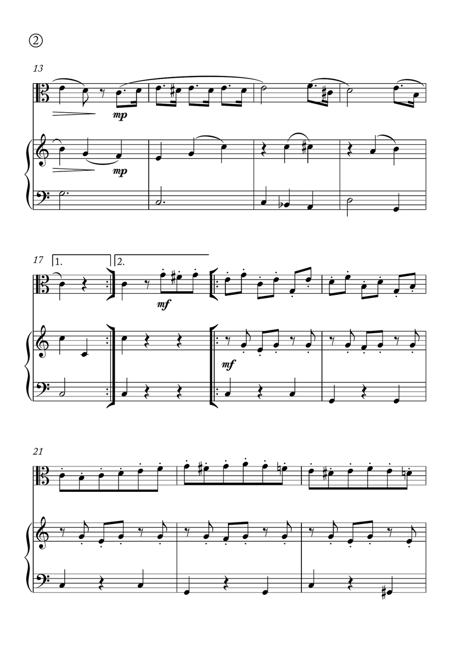 Minuet in G Minuet in G Chamber Music scores gallery preview page 2