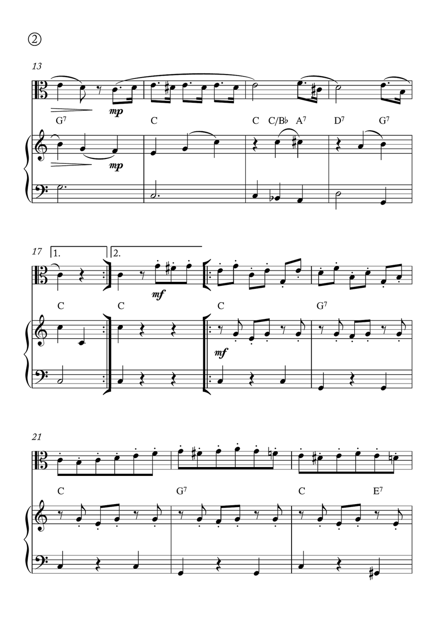 Minuet in G Minuet in G Chamber Music scores gallery preview page 2