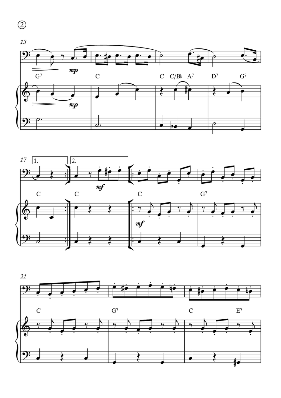 Minuet in G Minuet in G Chamber Music scores gallery preview page 2