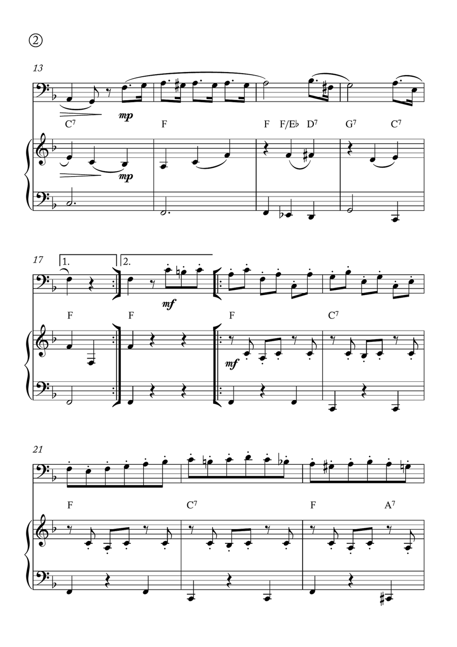 Minuet in G Minuet in G Chamber Music scores gallery preview page 2