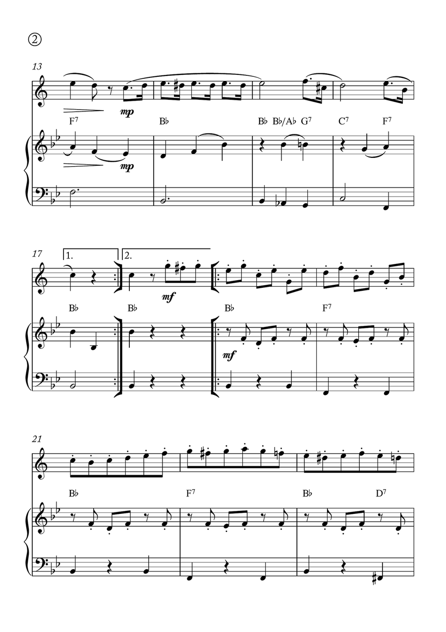Minuet in G Minuet in G Chamber Music scores gallery preview page 2