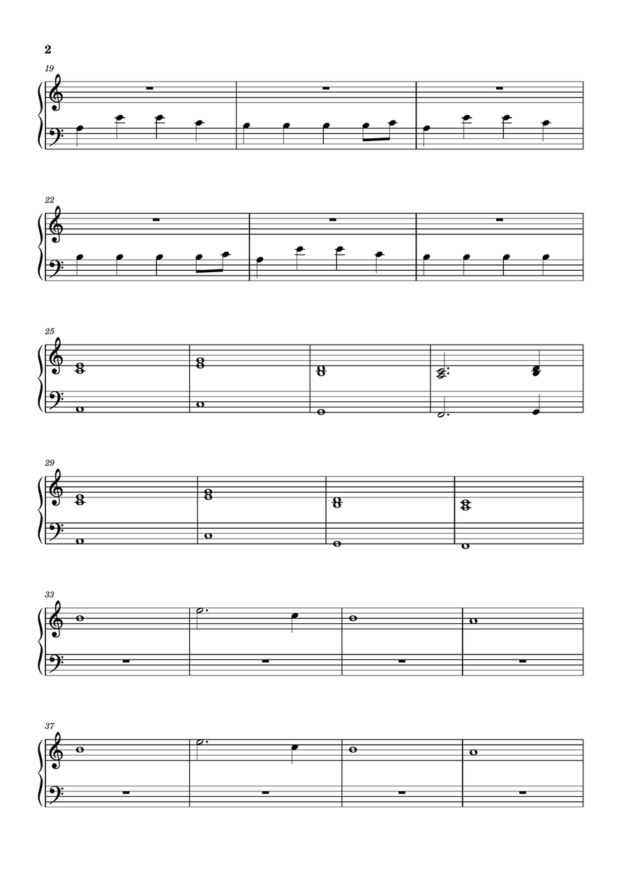 In The End In The End Easy Piano scores gallery preview page 2