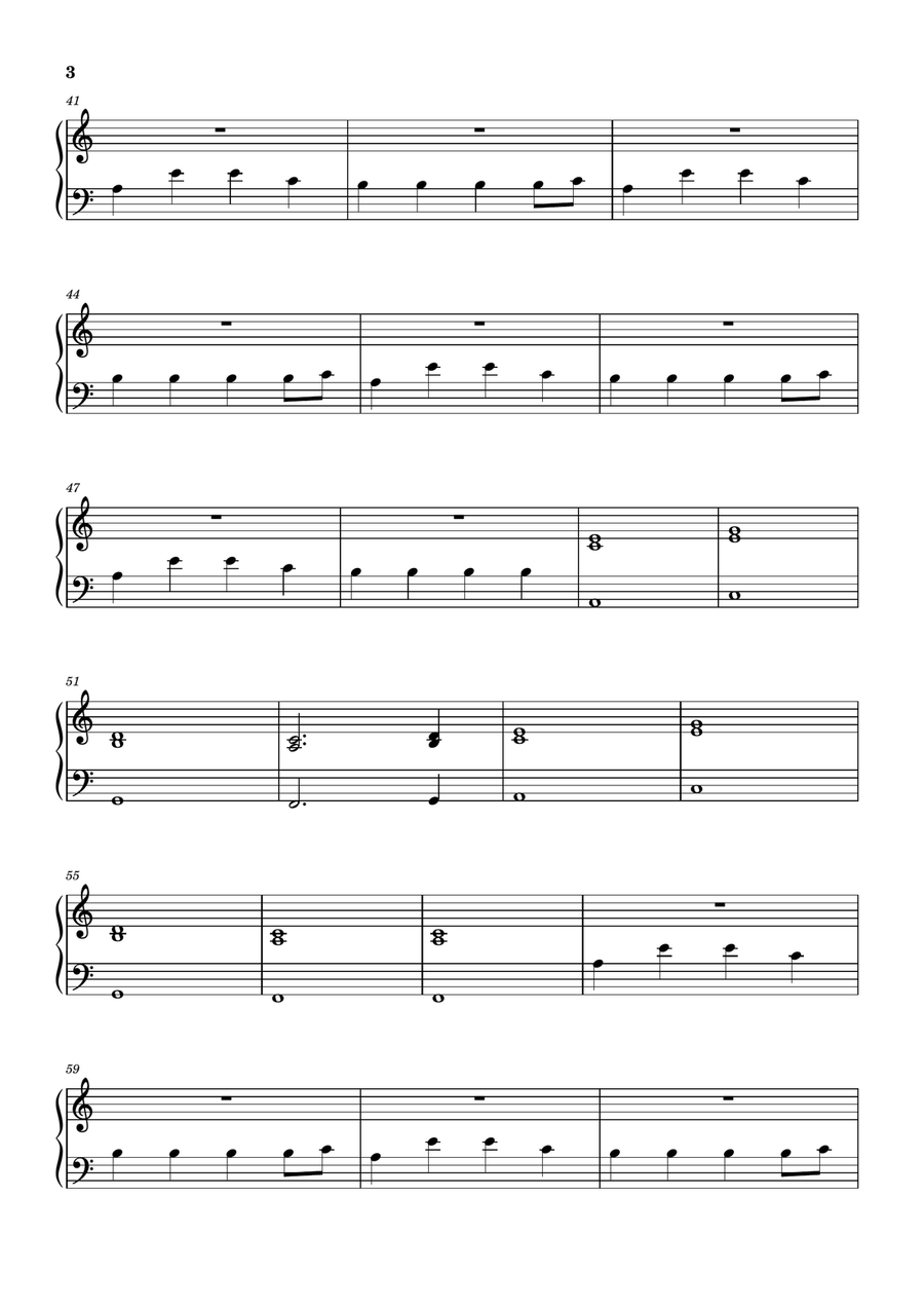 In The End In The End Easy Piano scores gallery preview page 3
