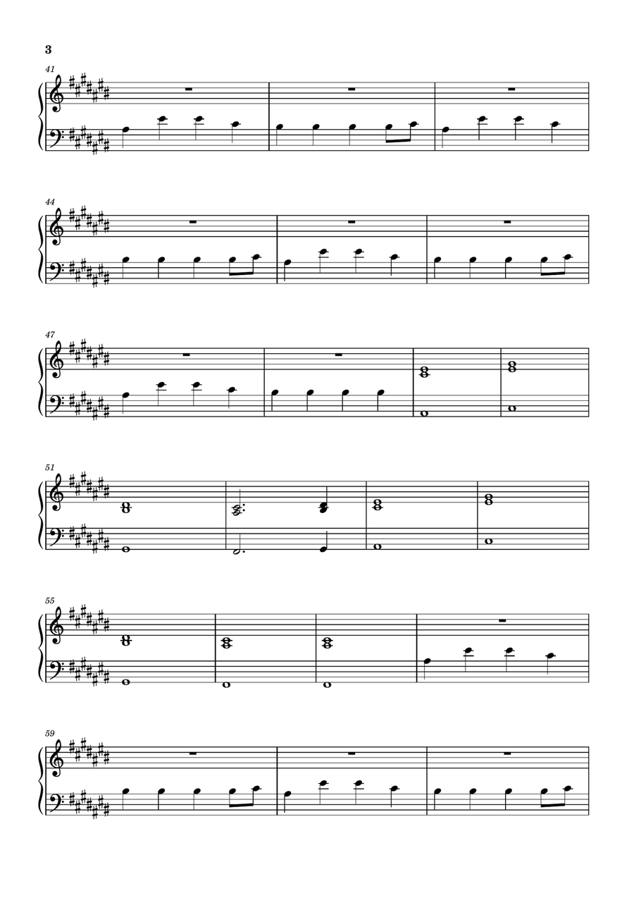 In The End In The End Easy Piano scores gallery preview page 3