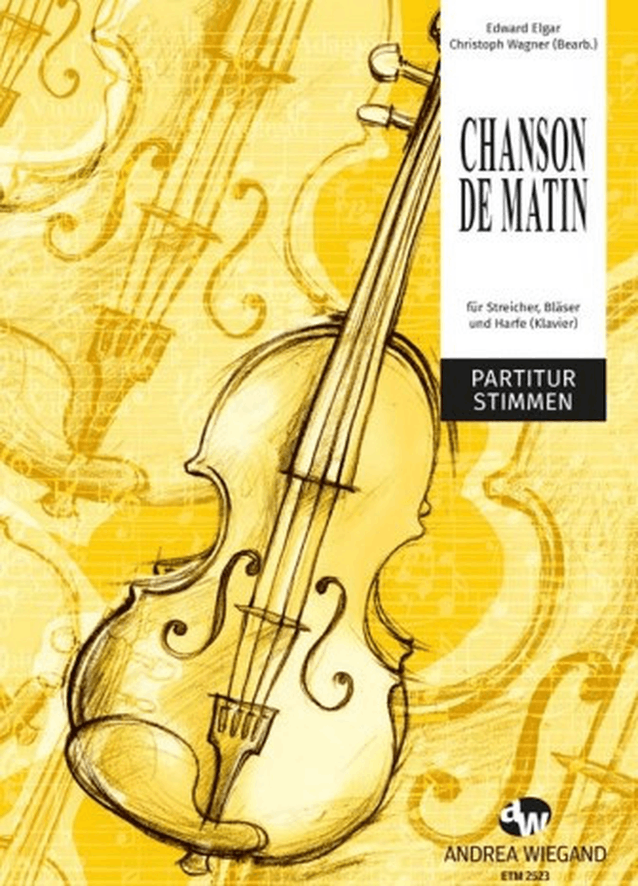 Chanson de Matin op. 15/2 Orchestra scores gallery preview page 1