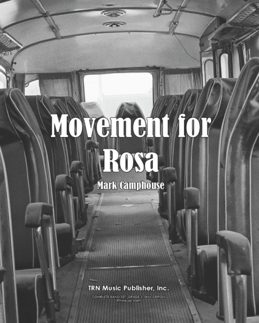 A Movement for Rosa Concert Band scores gallery preview page 1