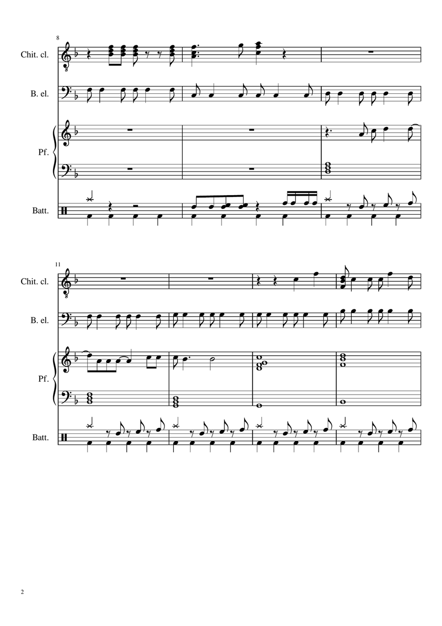 Beyond (End Credit Version) - Score Only Small Ensemble scores gallery preview page 2