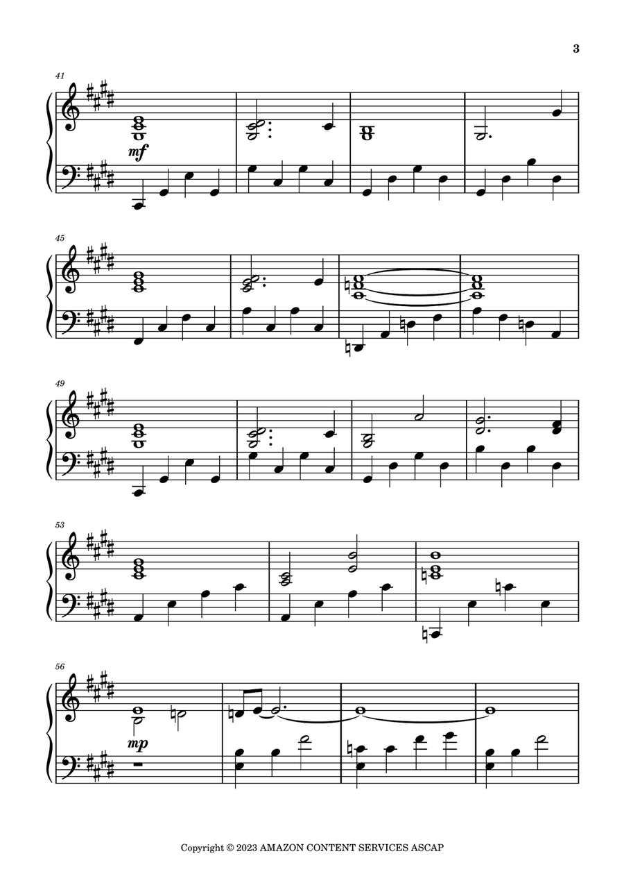 The Lord Of The Rings: The Rings Of Power Piano Solo scores gallery preview page 3