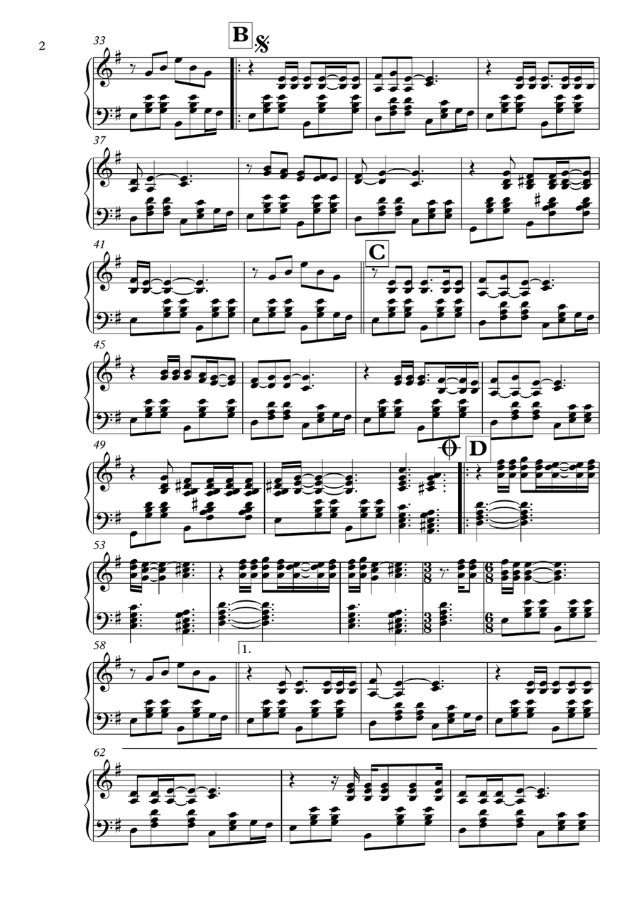 Nothing Else Matters Nothing Else Matters Accordion scores gallery preview page 2