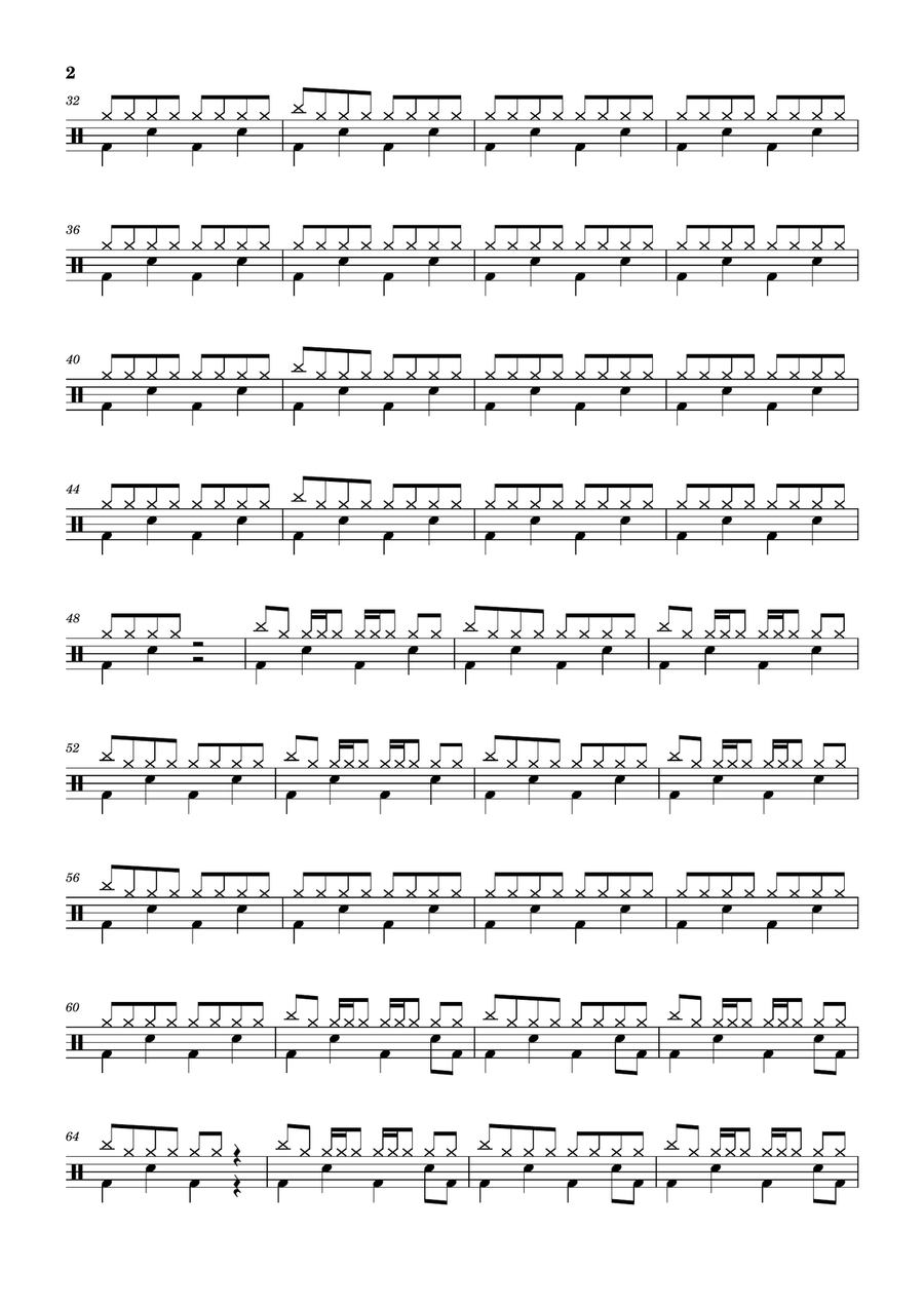 Love Game Love Game Drum Set scores gallery preview page 2
