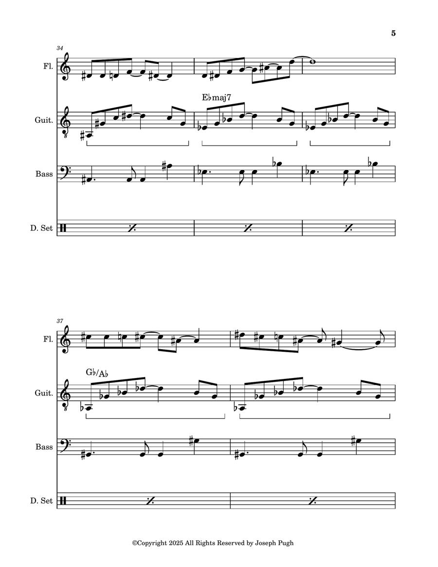 Mystic Blues Mystic Blues Jazz Ensemble scores gallery preview page 5
