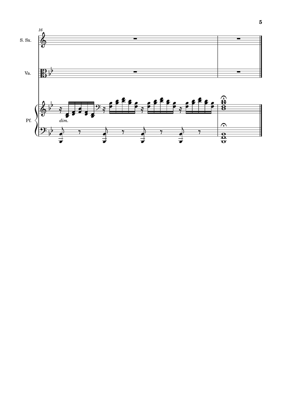 Ave Maria by F. Schubert – S. Sax, Viola and Piano. Score and Parts. Small Ensemble scores gallery preview page 5