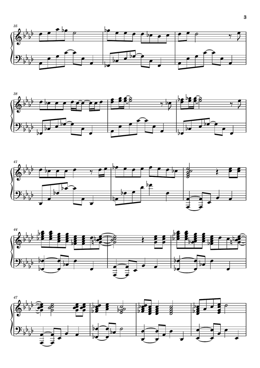 Heaven Can Wait Heaven Can Wait Piano Solo scores gallery preview page 3