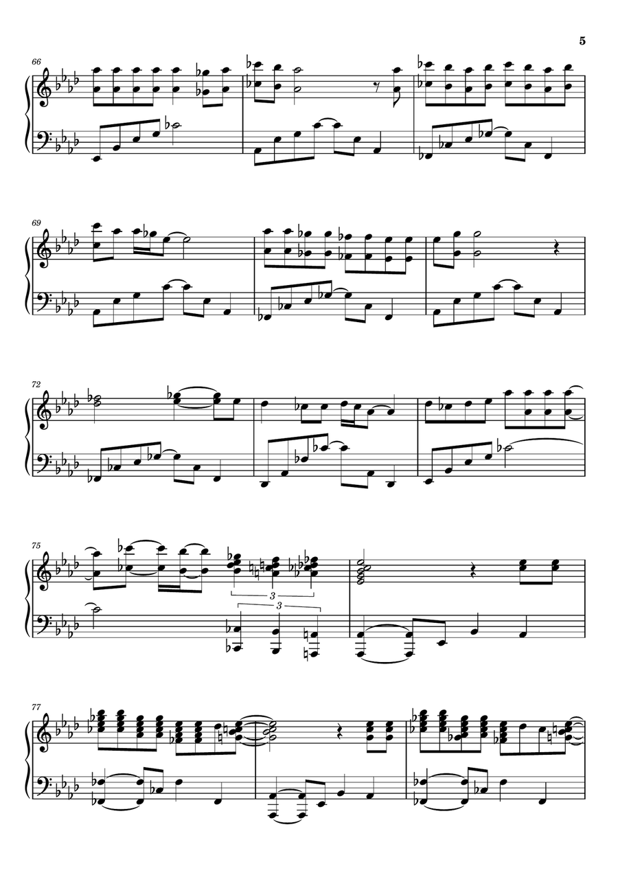 Heaven Can Wait Heaven Can Wait Piano Solo scores gallery preview page 5