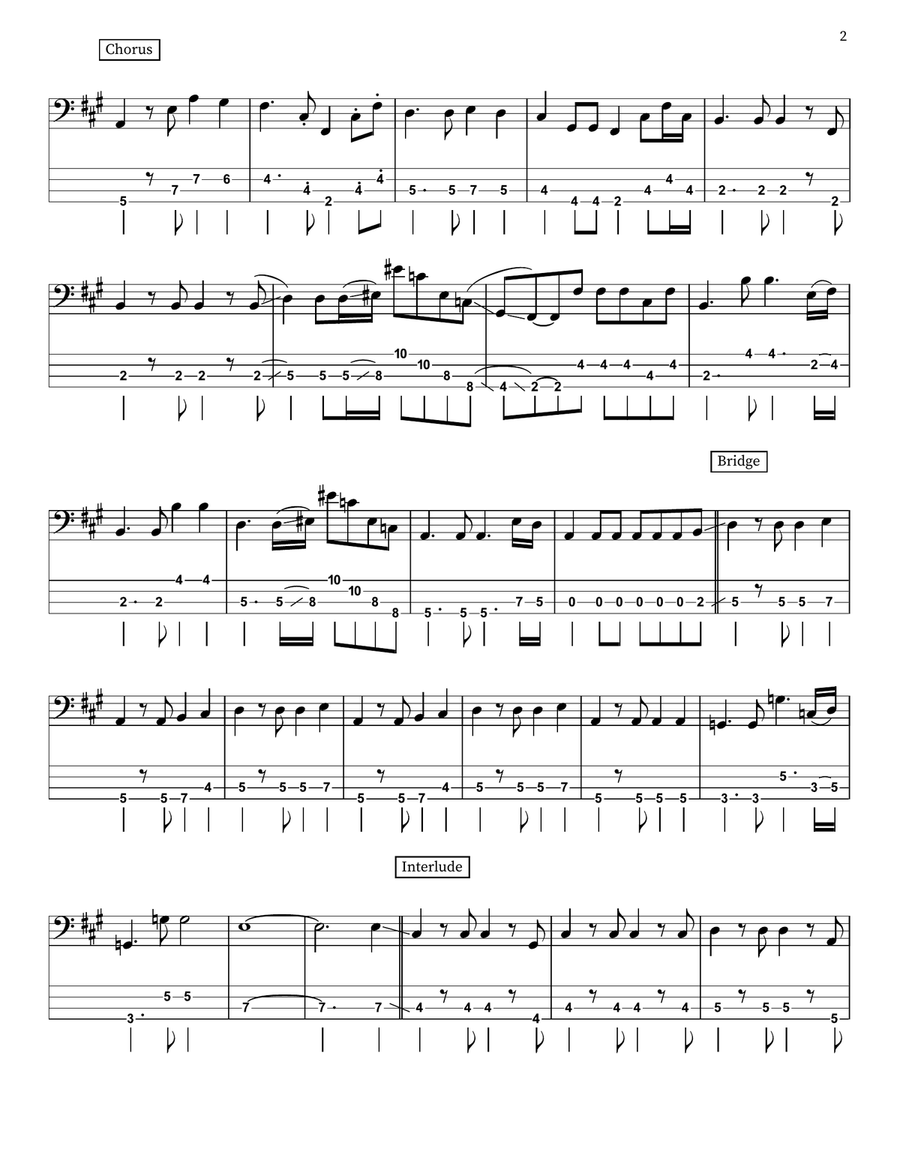 Two Out Of Three Ain't Bad Acoustic Guitar scores gallery preview page 2