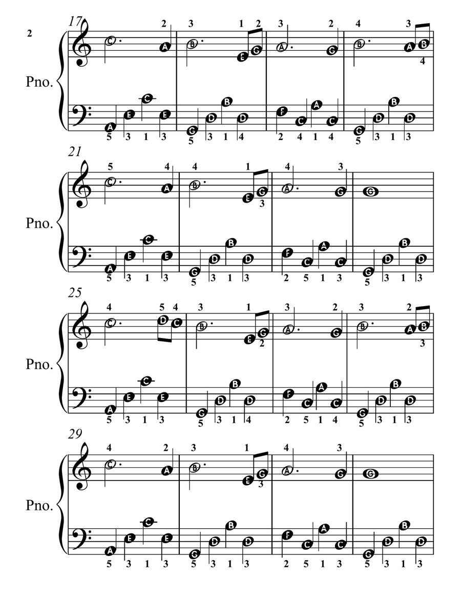 And Winter Came And Winter Came Piano Method scores gallery preview page 2